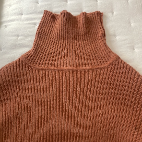Knit turtleneck sweater dress - Picture 2 of 3